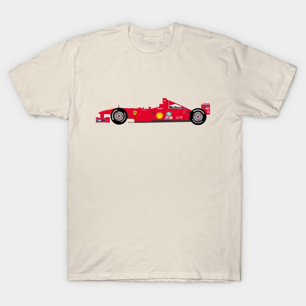 Ferrari F1-2000 T-Shirt by s.elaaboudi@gmail.com